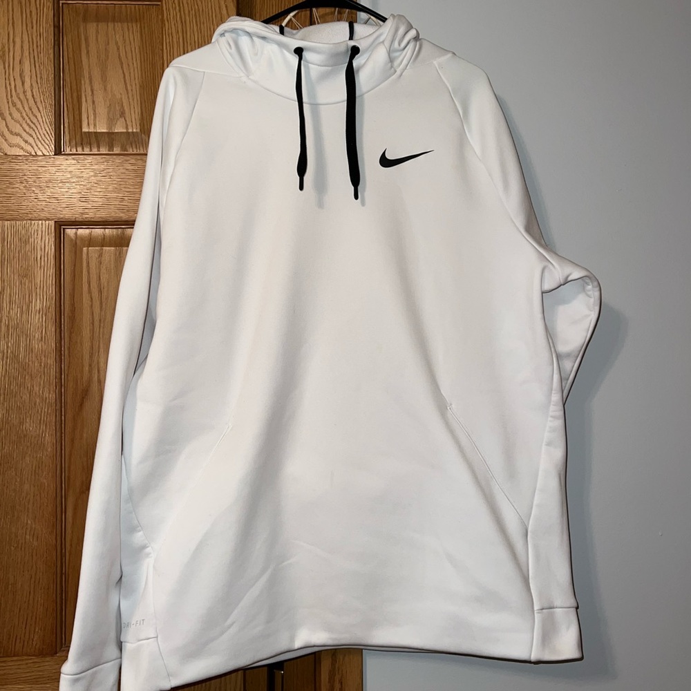 white Nike hoodie